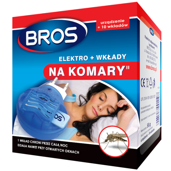 Bros-elektof.+wkład na komary 10szt