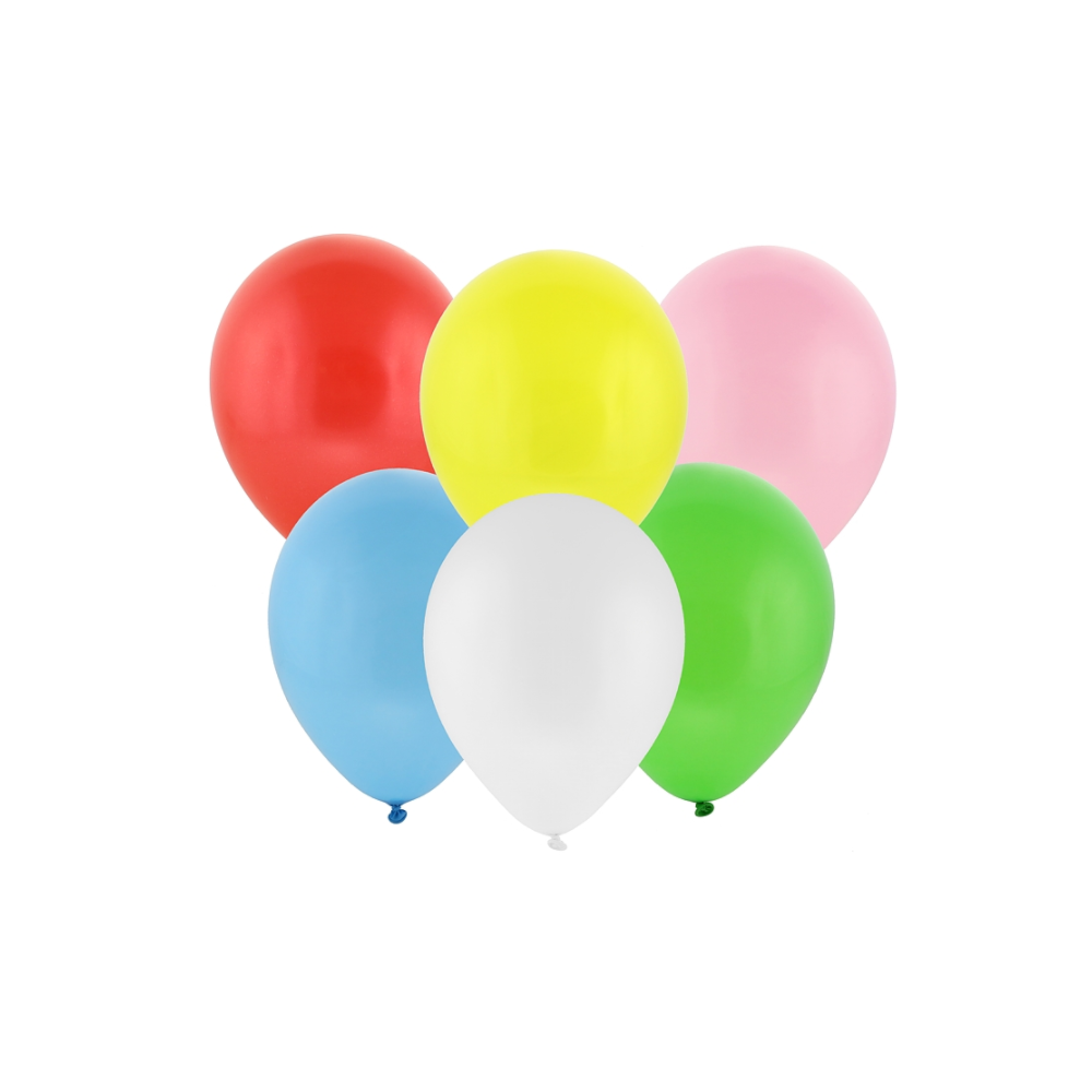 Balon "pastel" różnokolorowe/białe