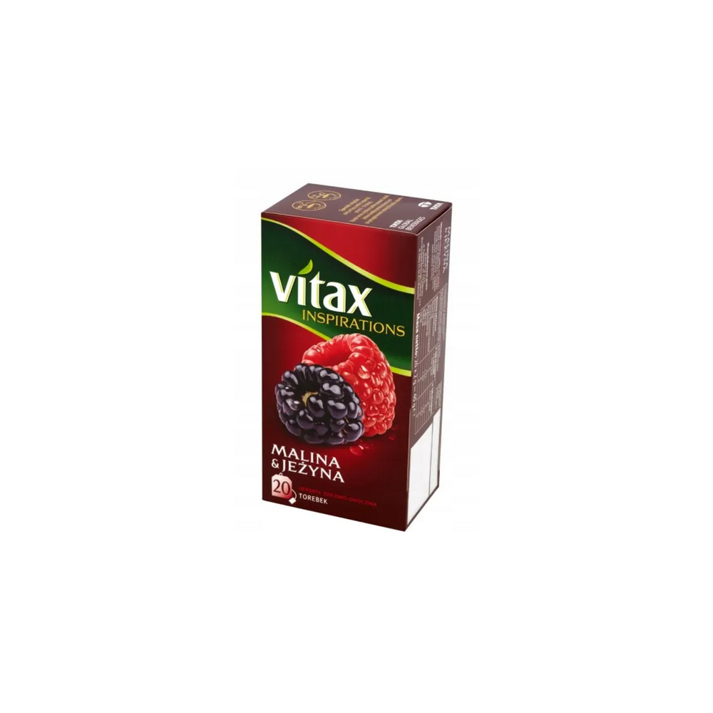Vitax herbata malina jeżyna 20 torebek
