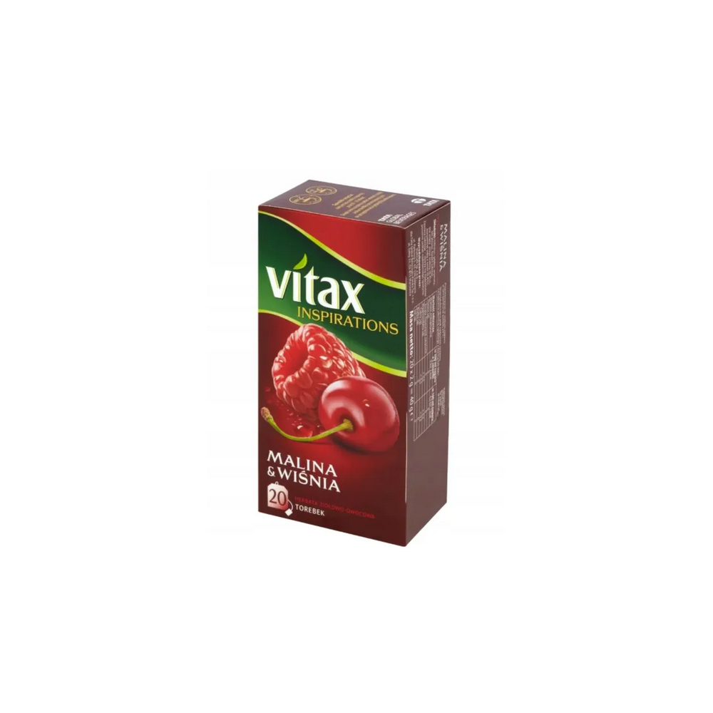 Vitax herbata  malina wiśnia  20 torebek