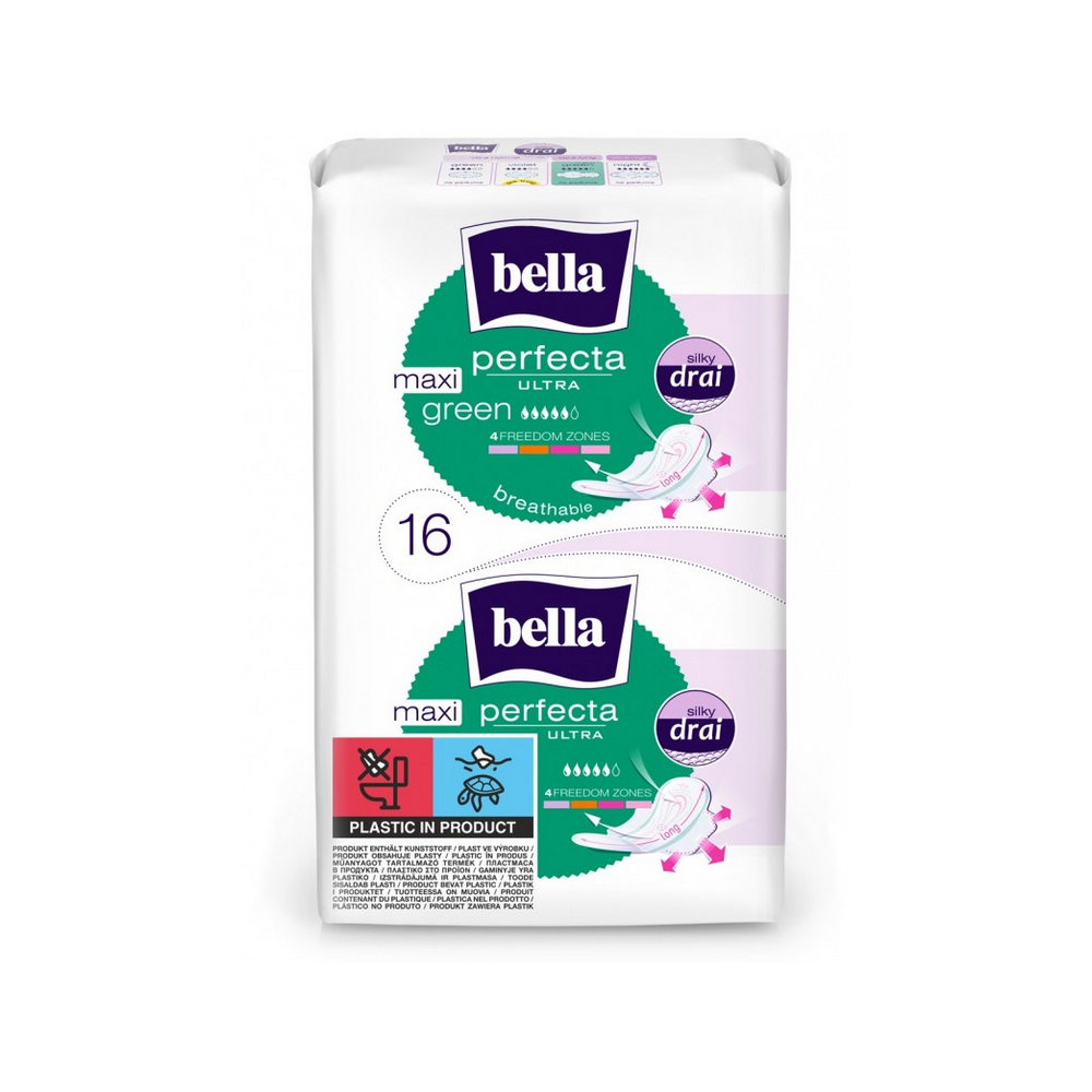 Podpaski higieniczne Bella Perfecta Ultra Maxi Green 16 sztuk