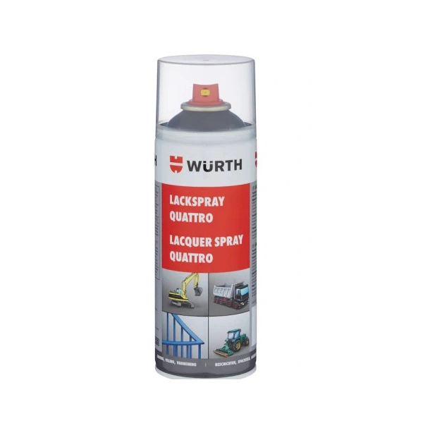 WURTH Lakier Spray Quattro Czarny 400ml