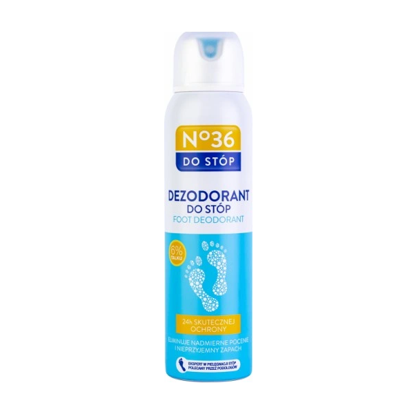 N°36 - Dezodorant do stóp ochrona 24h zawiera 6% talku