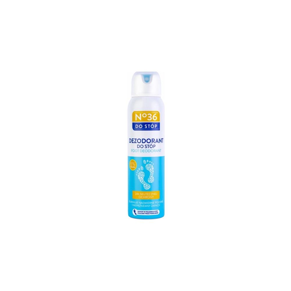 N°36 - Dezodorant do stóp ochrona 24h zawiera 6% talku