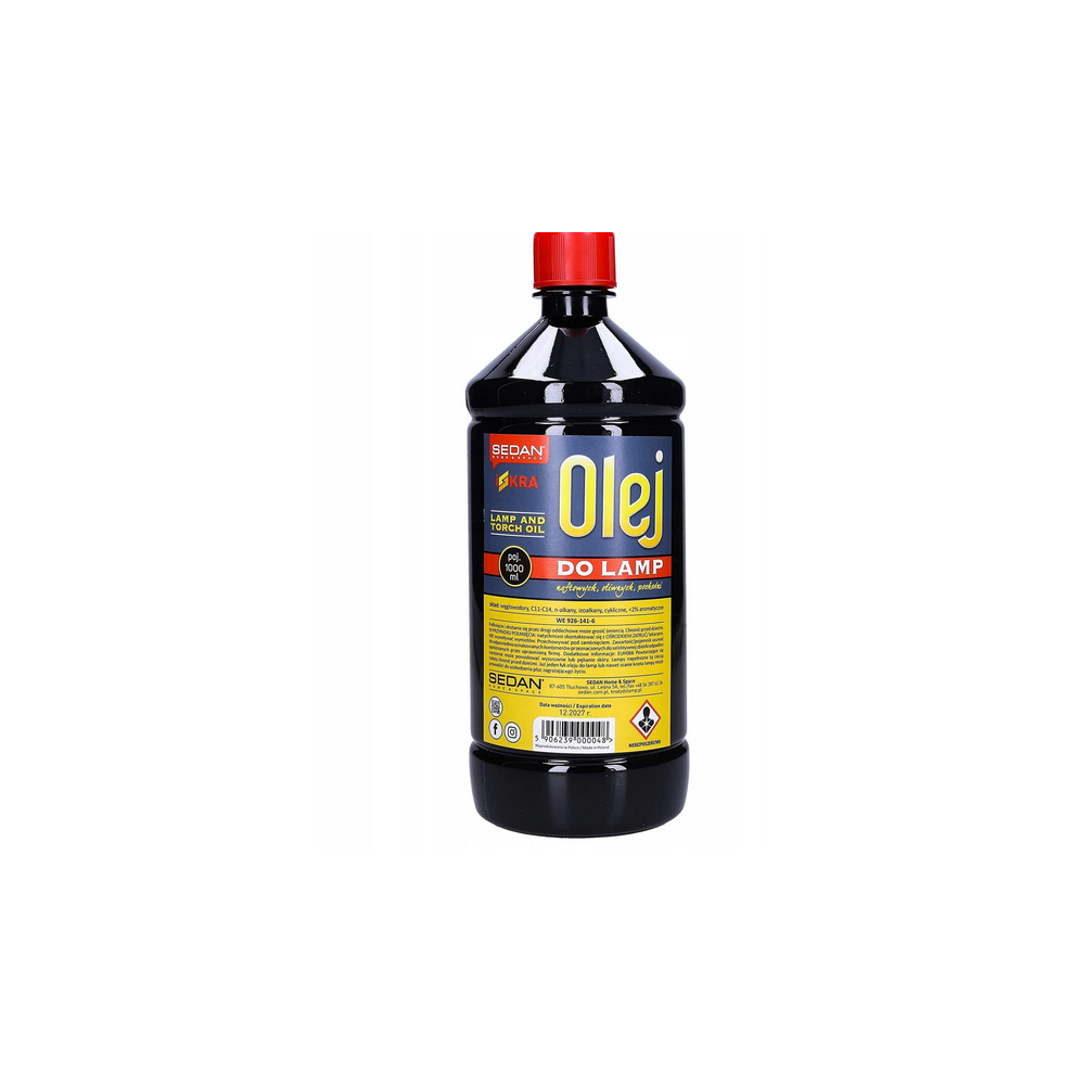 SEDAN ISKRA Olej do lamp naftowych oliwnych pochodni 1 litr